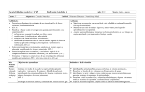 Escuela Pablo Goyeneche Iver Nº 47 Profesor(a): Luis Peña S. Año