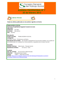 EMPLEO PÚBLICO - Colegio Oficial de Trabajo Social de Santa