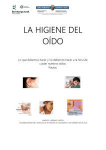 Higiene del oído. Pautas