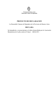 Texto Original - Honorable Cámara de diputados de la Provincia de