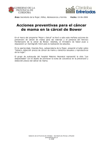Prevencion Cancer De Mama En Bower 10-06