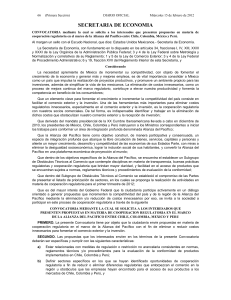 Mi&eacute;rcoles 15 de febrero de 2012 DIARIO OFICIAL (Primera Secci&oacute;n