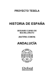 Programación Tesela Historia de España 2º Bach. Andalucía