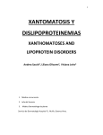 xantomatosis y dislipoproteinemias