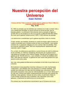 Nuestra percepción del Universo