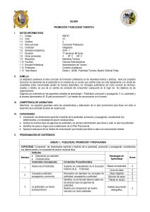 promoci&oacute;n y publicidad tur&iacute;stica