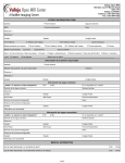 Blank Patient Information Form SPANISH