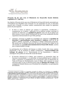 Minuta proyecto MINISTERIO DESAROLLO SOCIAL (diciembre 2010)