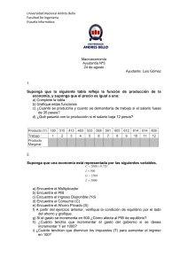 Ayudantia 3 Macroeconomia