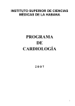 PROGRAMA DE ESPECIALIZACION EN CARDIOLOGIA