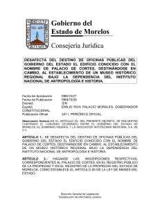 antecedentes - Gobierno del Estado de Morelos