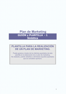 Plantillas Plan Marketing - 1