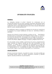 INFORMACIÓN FINANCIERA GENERAL La compañía durante el