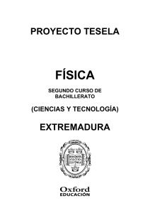 Programación Tesela Física 2º Bach. Extremadura