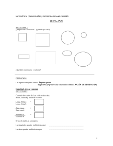 Semejanza - Sector Matemática