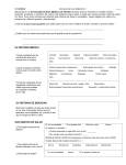 Health History Questionnaire Spanish version