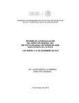 Informe de autoevaluación del Director General 2013
