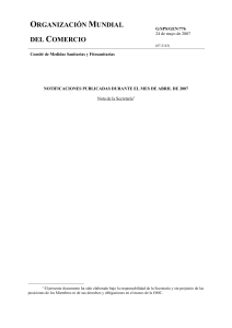 G/SPS/GEN/776 - WTO Documents Online