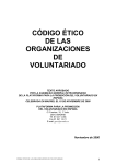 i. definición de organizaciones de voluntariado