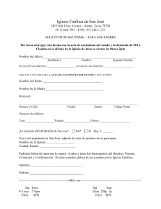 IGLESIA CATOLICA DE SAN JOSE 2435 Oak Crest Avenue &ndash; Austin