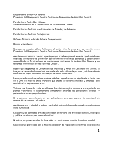Declaracion de SE Lic Danilo Medina ante la 67va Asamblea