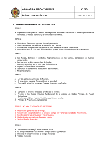 ASIGNATURA: CIENCIAS PARA EL MUNDO CONTEMPORÁNEO