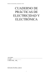 Prácticas de electricidad y electrónica