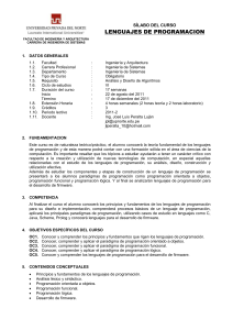 LenguajesDeProgramación_SílaboUPN_2011