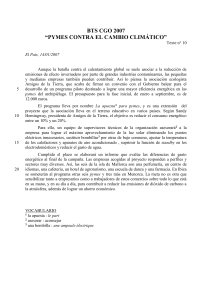 10 Pymes contra el cambio clim&aacute;tico