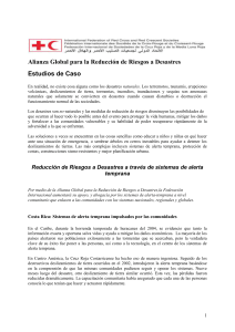 Alianza Global para la Reducción de Riesgos a Desastres