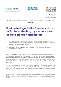 Ciclo de Conferencias `Las principales causas de muerte: situación