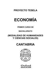 Programación Tesela Economía 1º Bach. Cantabria