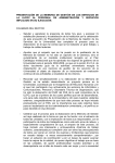 PRESENTACIÓN DE LA MEMORIA DE GESTIÓN DE LOS