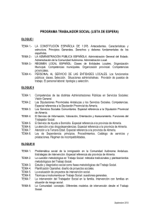 Trabajador Social - Diputación Provincial de Almería