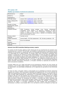 STC number: 344 Medidas que afectan al comercio de camarones