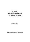 El Sol su nacimiento y evolución - Universidad Politécnica de Madrid