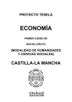 Programación Tesela Economía 1º Bach. Castilla La Mancha