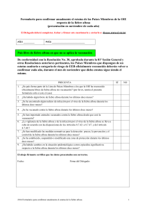 Short Questionnaire for the annual reconfirmation of the CBPP