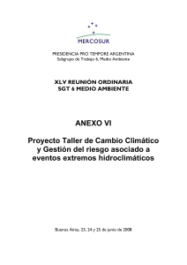 Las pérdidas asociadas con eventos hidro