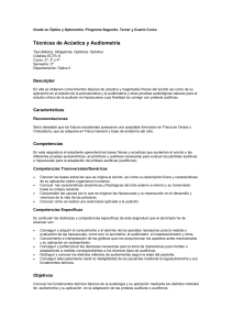 B1-070-150 Técnicas de Acústica y Audiometríax