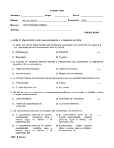 "Examen Final".