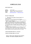 currículum vitae - Sociedad de Medicina del Trabajo Uruguay
