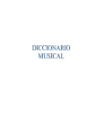 Diccionario musical Archivo