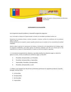 INSTRUMENTO DE EVALUACIÓN Lea la siguiente situación