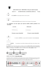 Guía Nº2 Elementos de Teoría Musical.