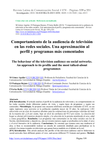 El debate pol&iacute;tico en las redes sociales