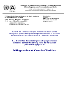 Am&eacute;rica Latina y el Caribe ante el cambio clim&aacute;tico