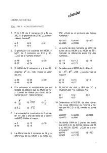 curso : aritmética