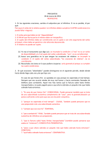 PREGUNTAS 18 de marzo de 2016 RESPUESTAS 1. En las