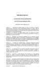 proyecto de ley - Honorable Cámara de diputados de la Provincia